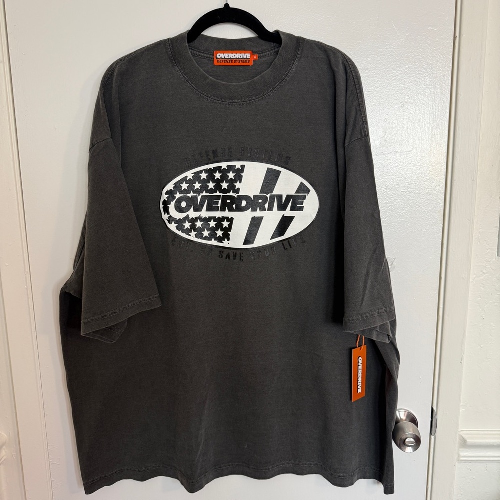 Overdrive Defense Systems Men's XL Dark Gray  Graphic T-Shirt NWT